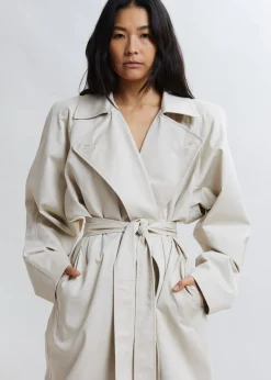 Marisol Box Shoulder Trench