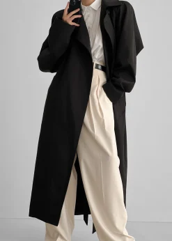 Marisol Box Shoulder Trench