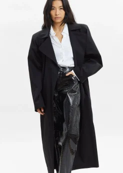 Marisol Box Shoulder Trench