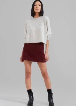 Marlan Rolled Edge Sweater