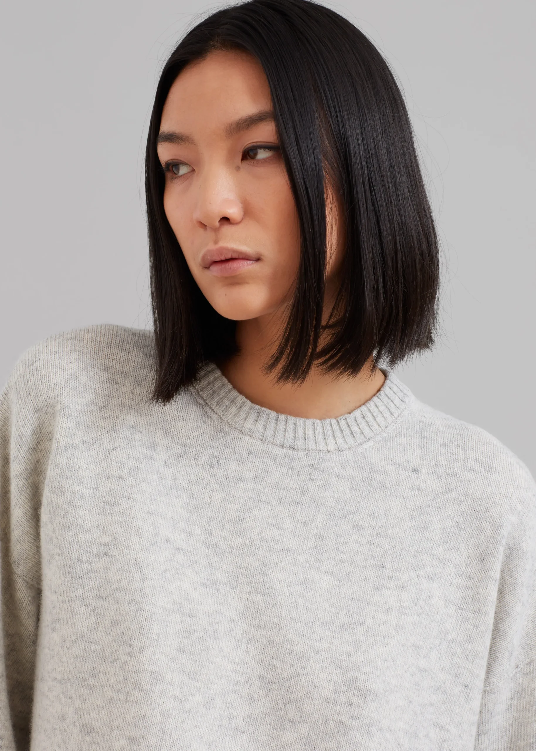 Marlan Rolled Edge Sweater