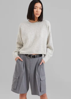 Marlan Rolled Edge Sweater