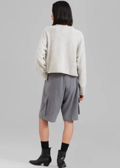 Marlan Rolled Edge Sweater