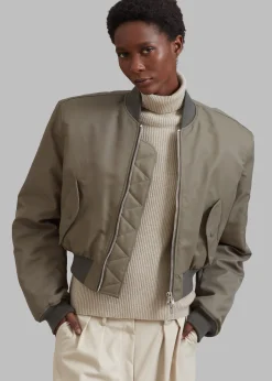 Mati Cropped Padded Bomber