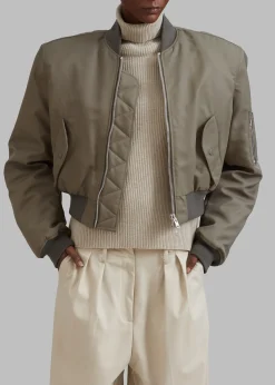 Mati Cropped Padded Bomber