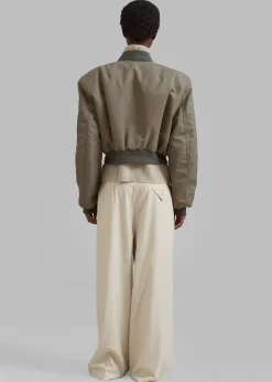Mati Cropped Padded Bomber