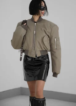 Mati Cropped Padded Bomber