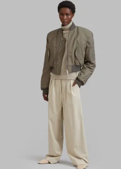 Mati Cropped Padded Bomber