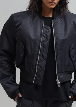 Mati Cropped Padded Bomber