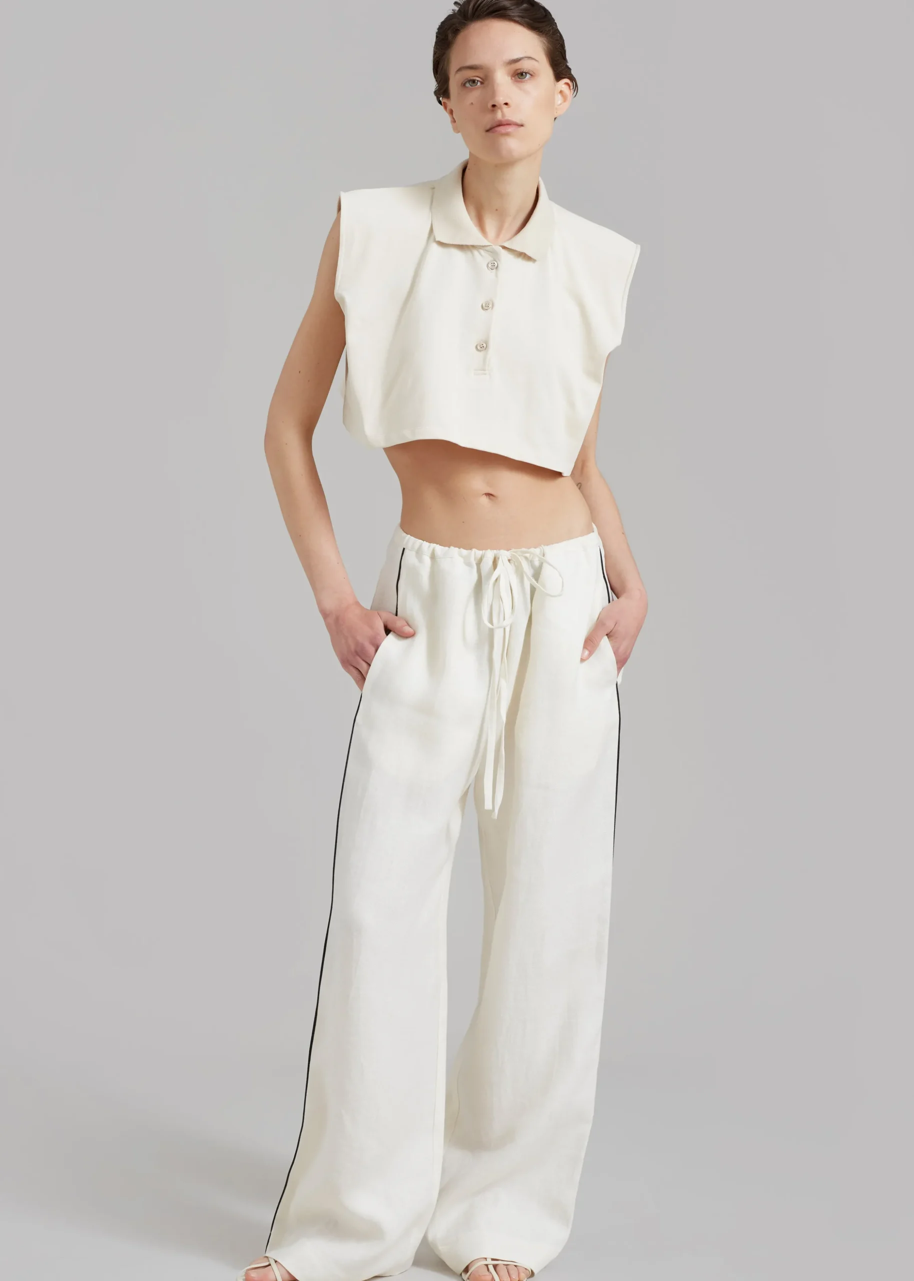 Matin Piping Drawstring Pant