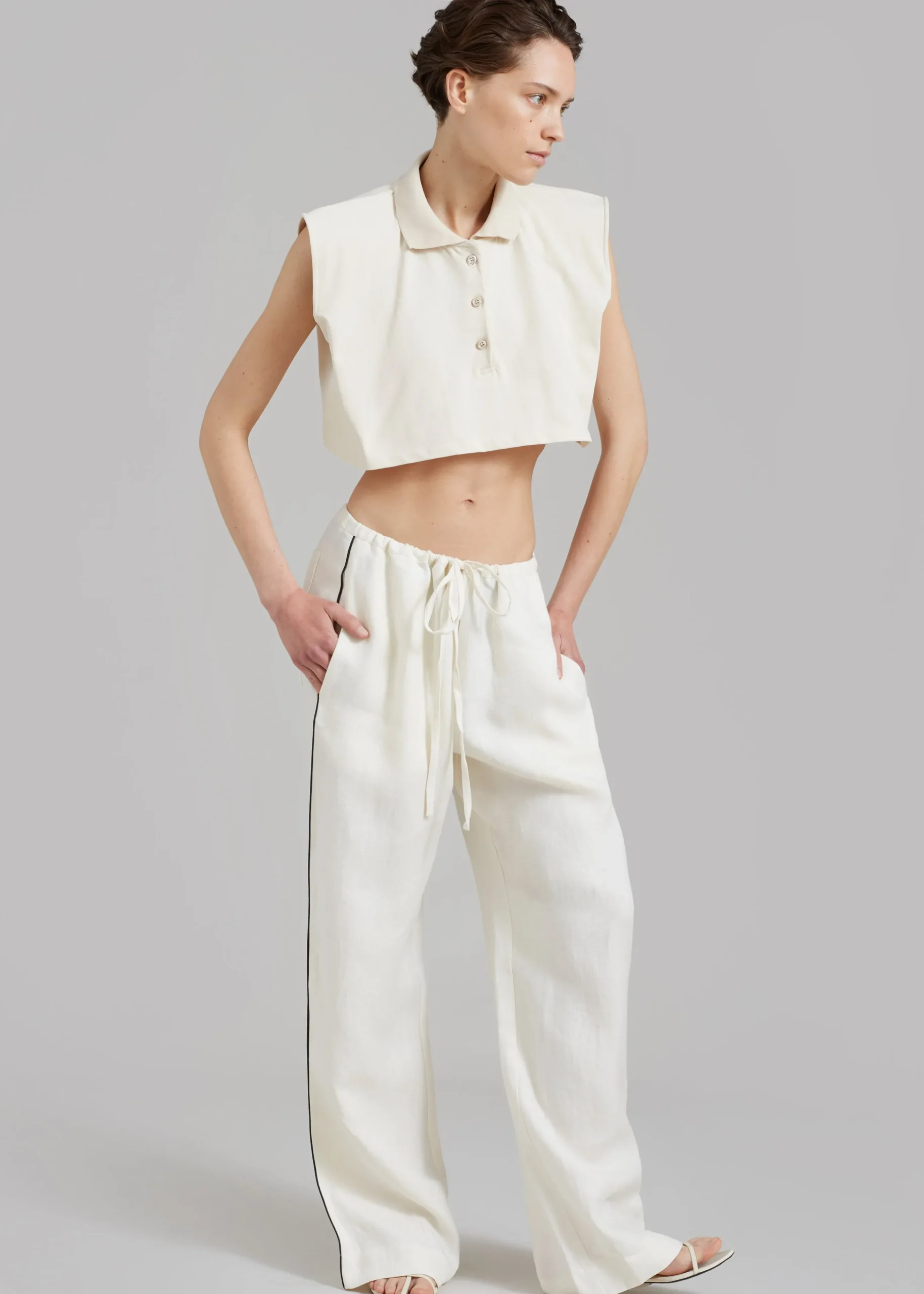 Matin Piping Drawstring Pant