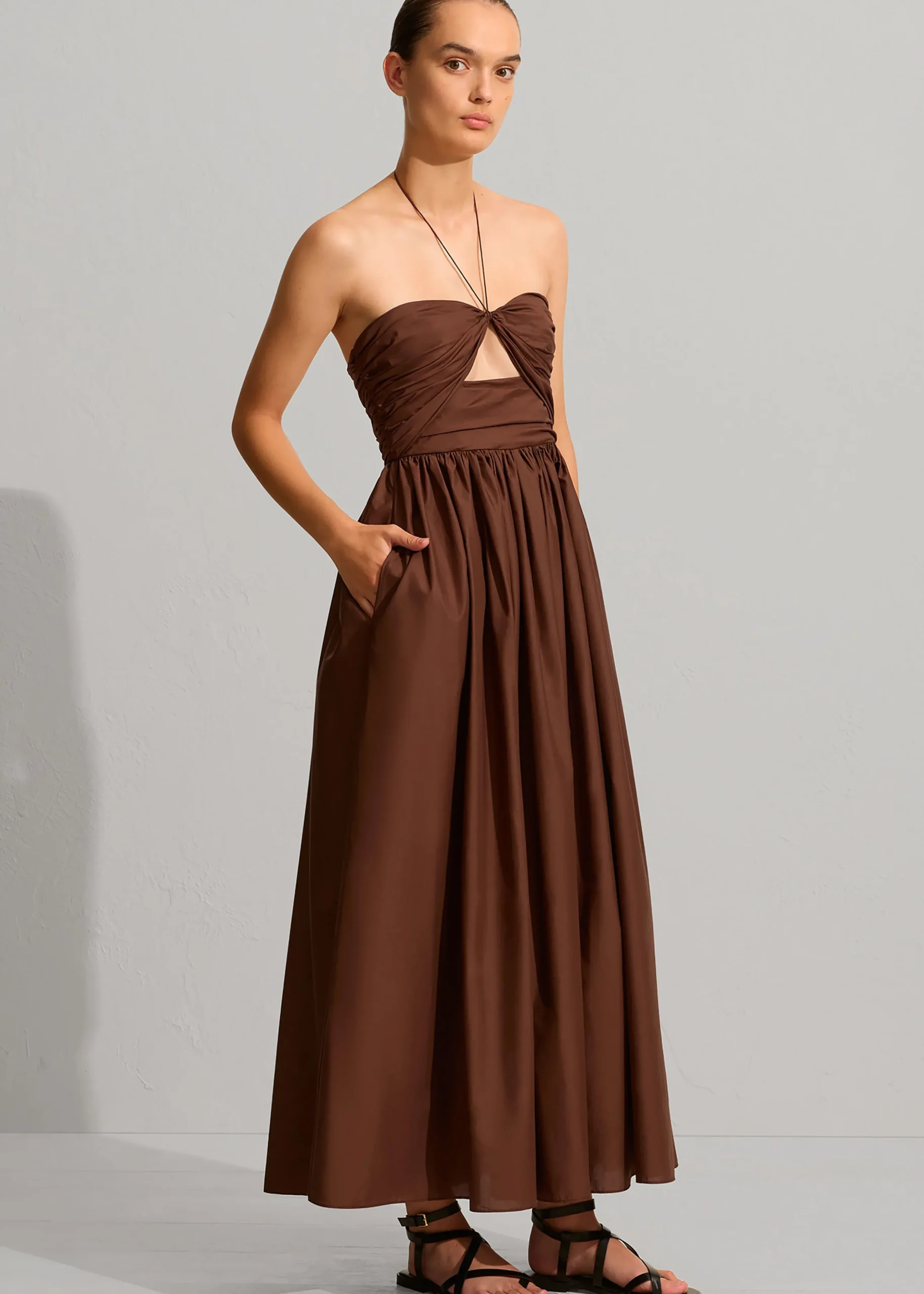 Matteau Bandeau Rouched Sundress