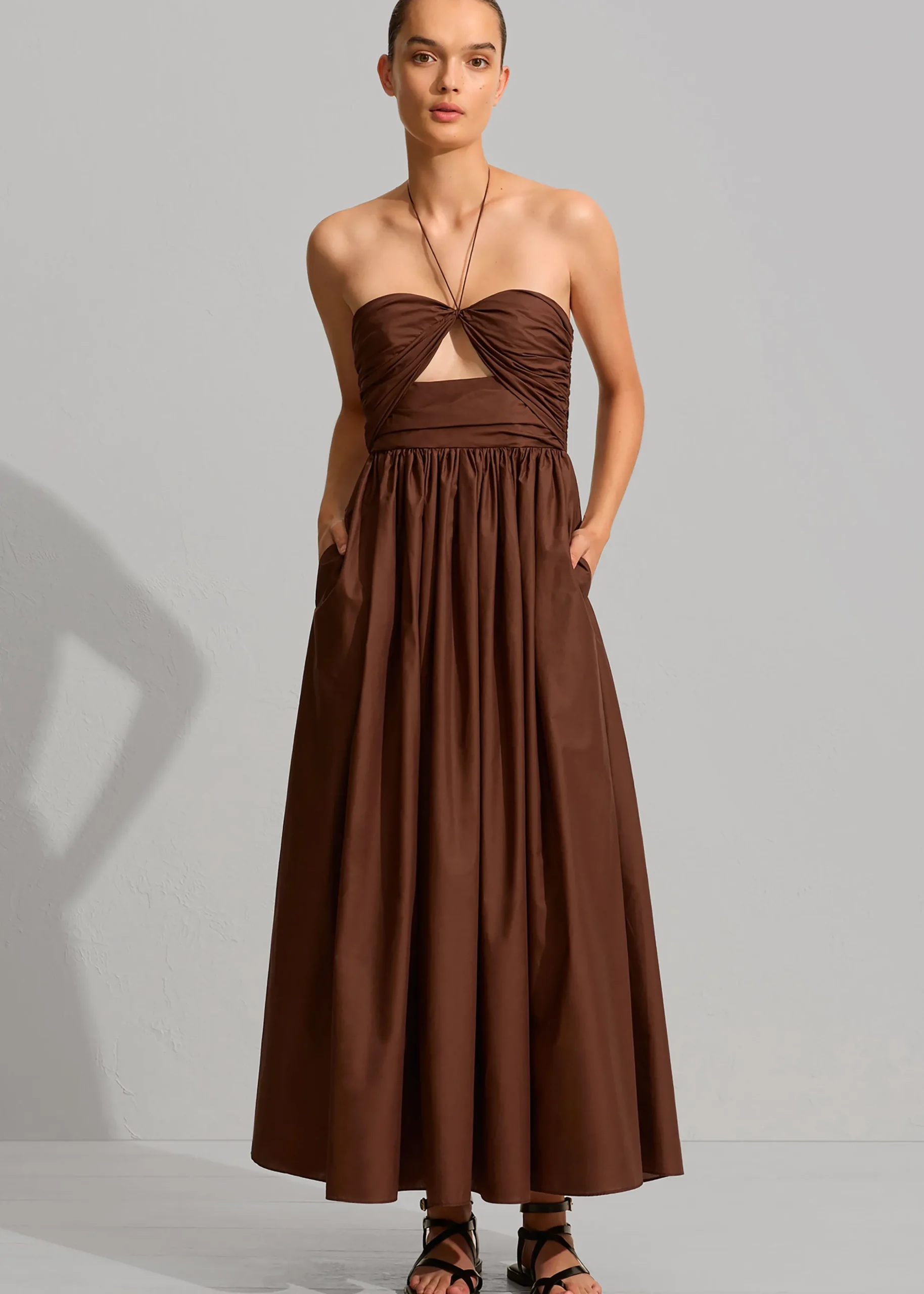 Matteau Bandeau Rouched Sundress