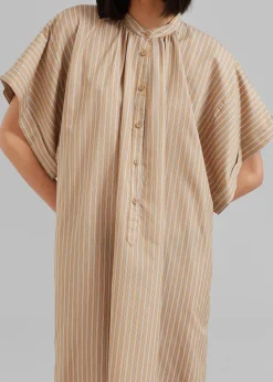 Matteau Button Front Djellaba Dress