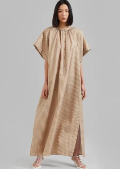 Matteau Button Front Djellaba Dress
