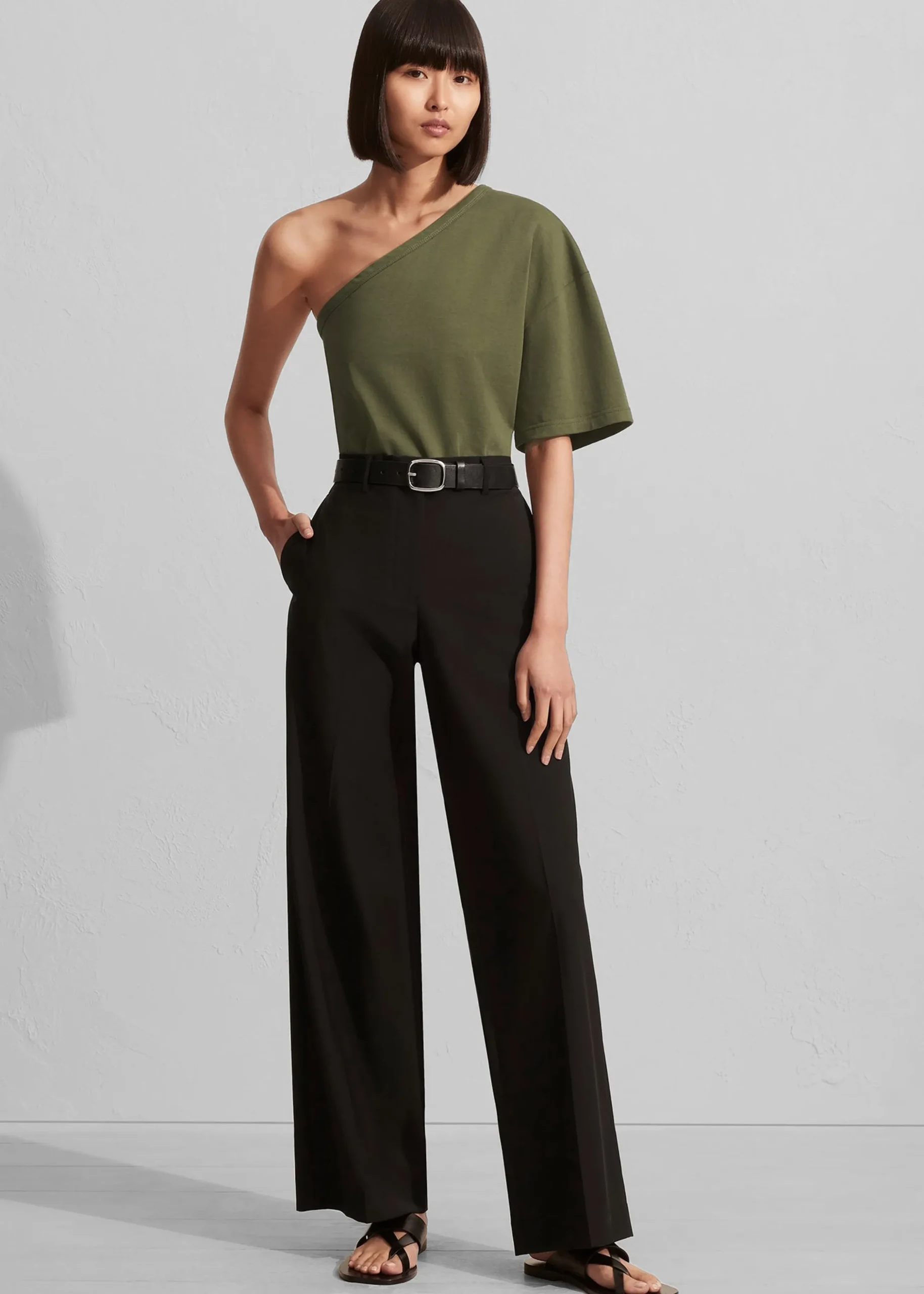 Matteau One Shoulder Tee