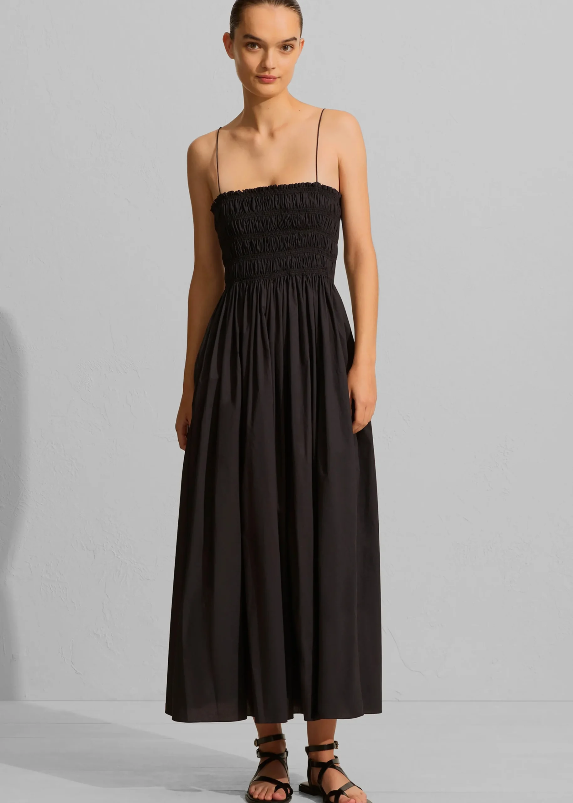 Matteau Shirred Bodice Dress