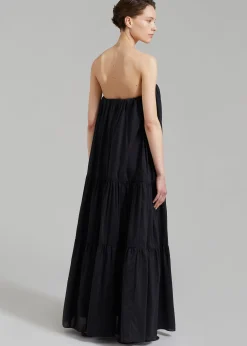 Matteau Voluminous Strapless Tiered Dress