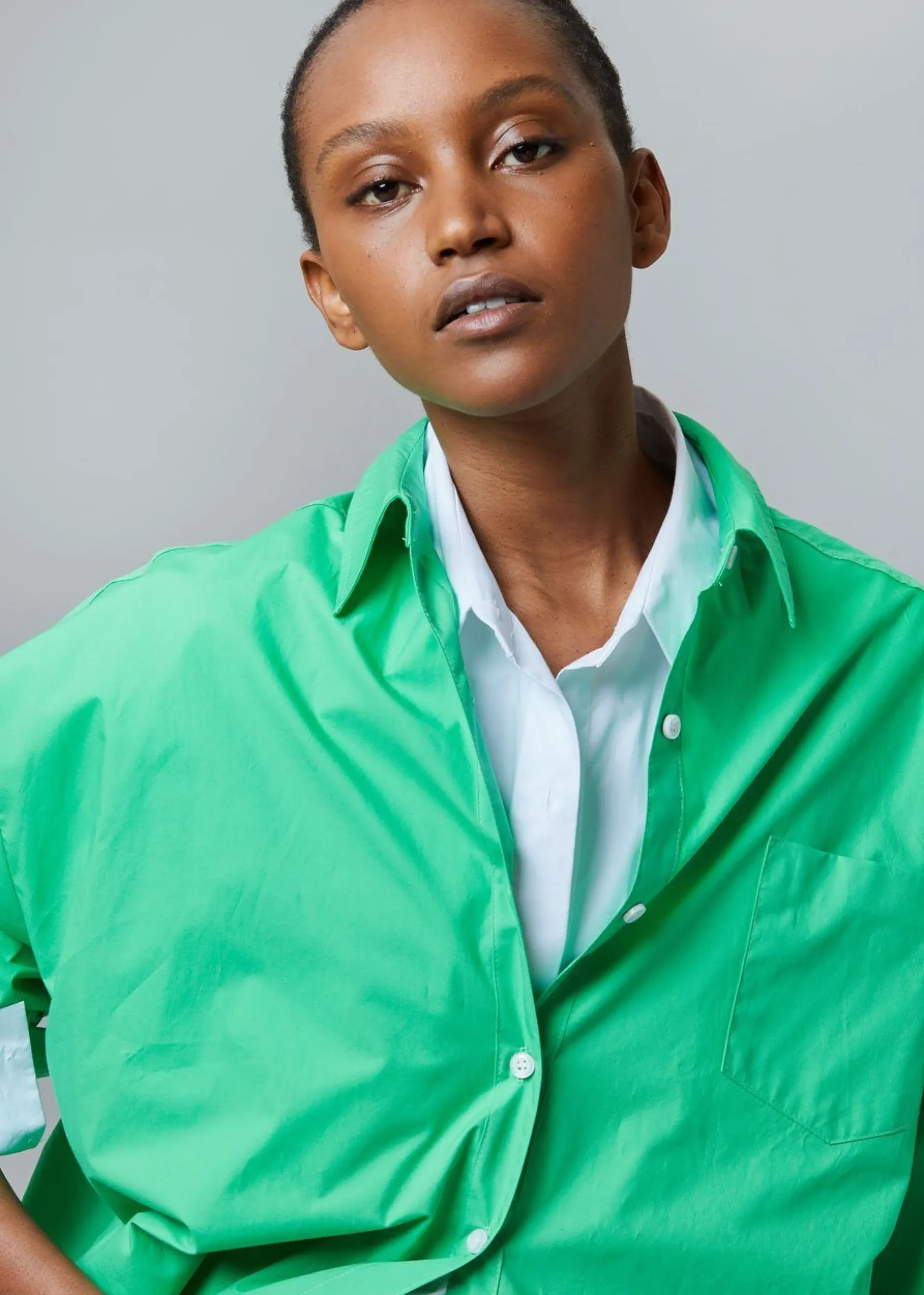 Melody Oversized Cotton Shirt