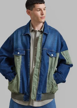 Nash Denim Color-Block Jacket