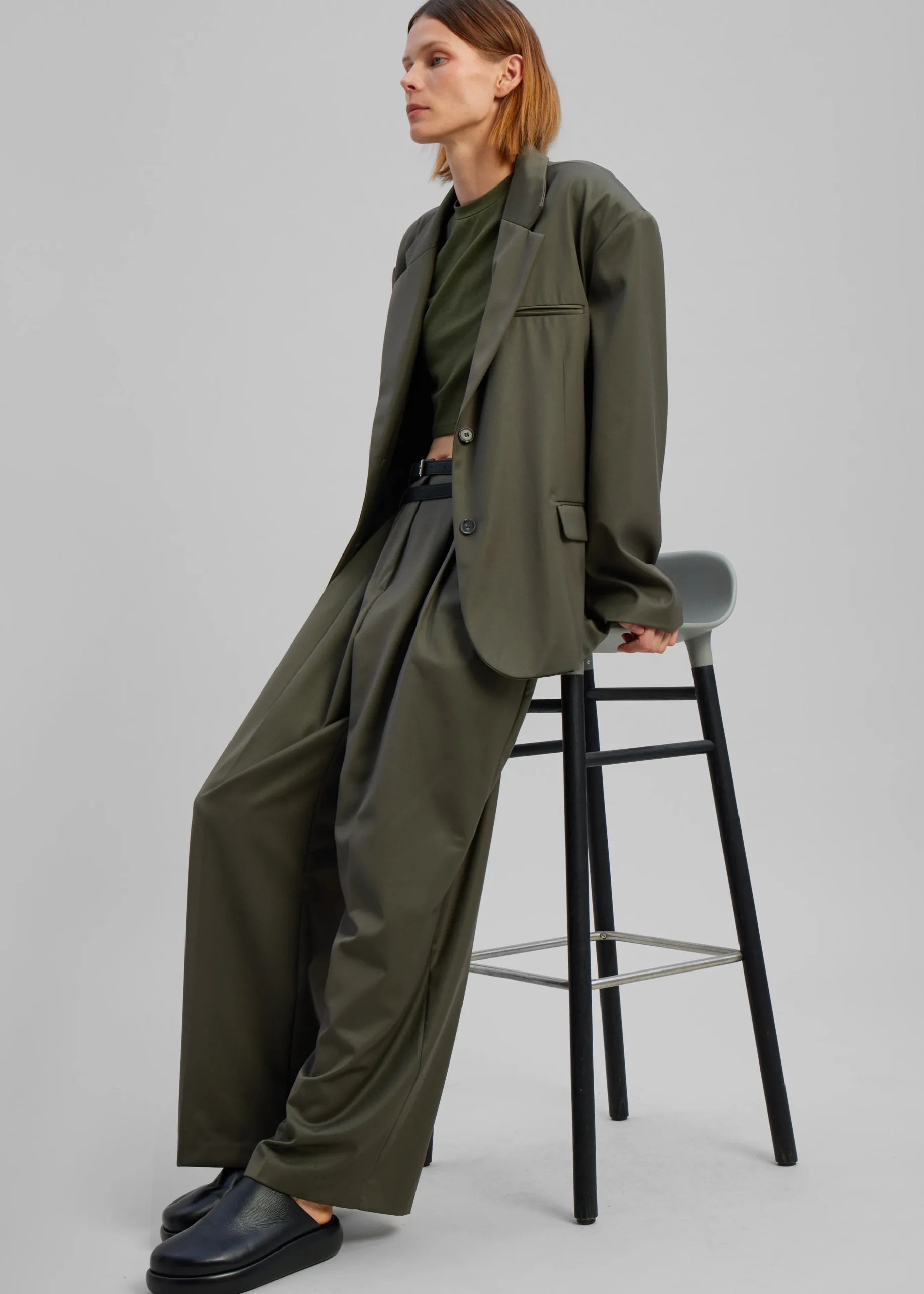 Nellie Belted Pleated Pants