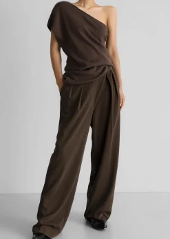 Nivi One Shoulder Knit Top