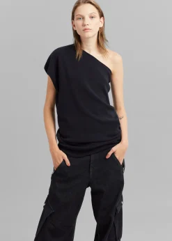 Nivi One Shoulder Knit Top