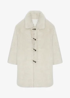 Noha Faux Fur Toggle Coat