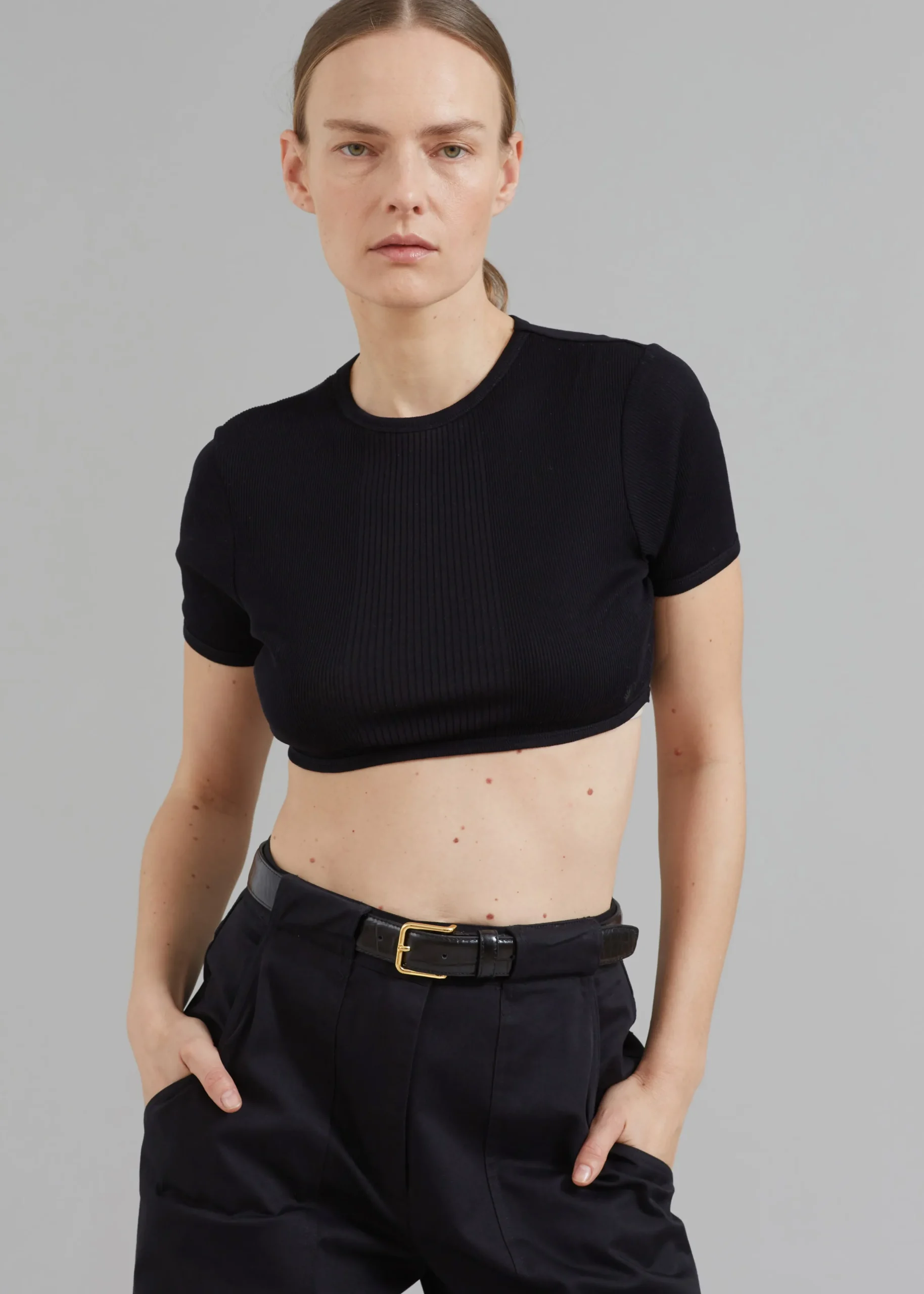 Norin Croc-Effect Belt