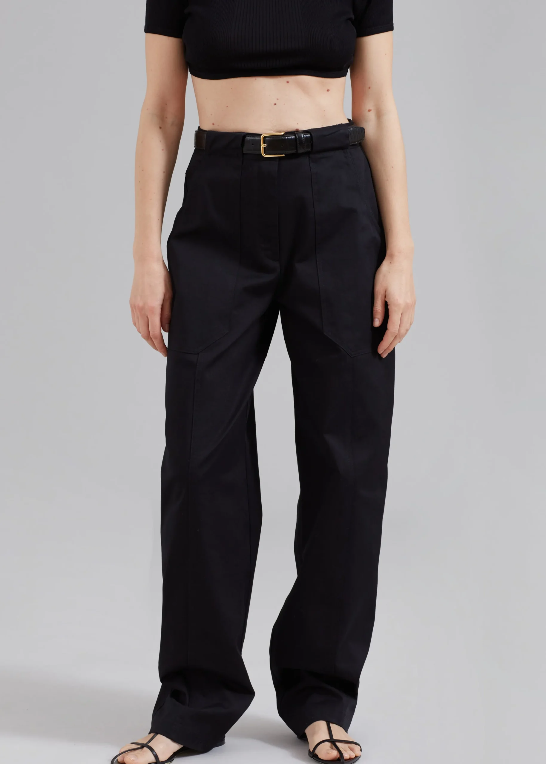 Norin Croc-Effect Belt