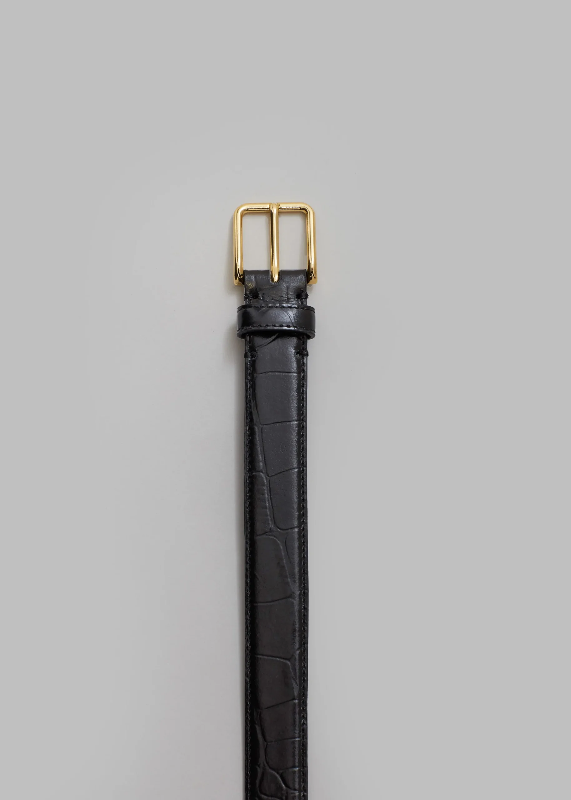 Norin Croc-Effect Belt