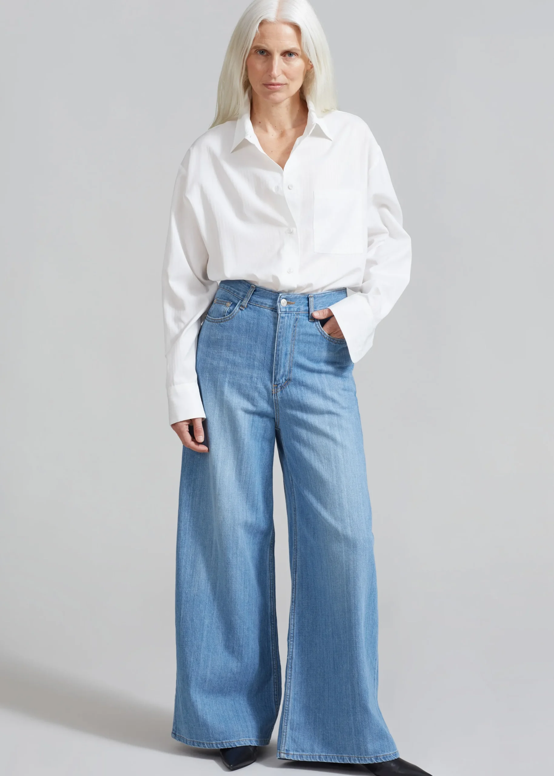 Odelle Wide Denim Pants