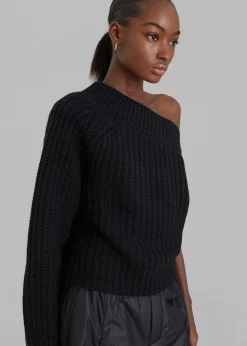 Pansy One Shoulder Knit Top