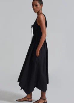 Proenza Schouler White Label Drapey Suiting Ruched Dress