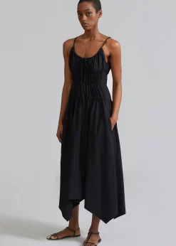 Proenza Schouler White Label Drapey Suiting Ruched Dress
