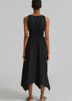 Proenza Schouler White Label Drapey Suiting Ruched Dress