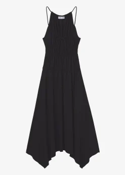 Proenza Schouler White Label Drapey Suiting Ruched Dress