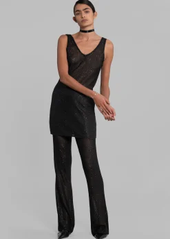 Remain Sequin Knit Straight Top