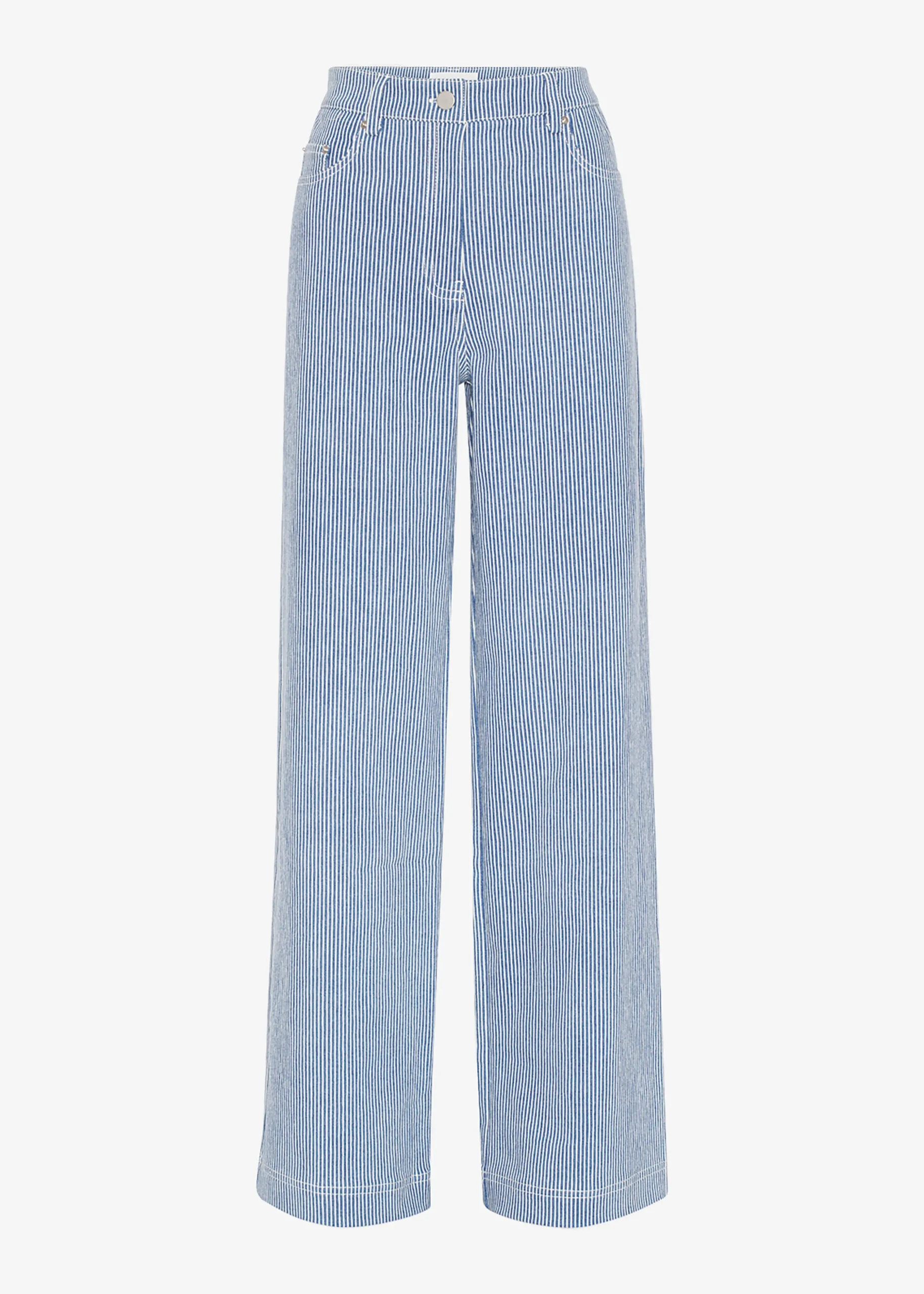 Remain Striped Canvas Wide Pants