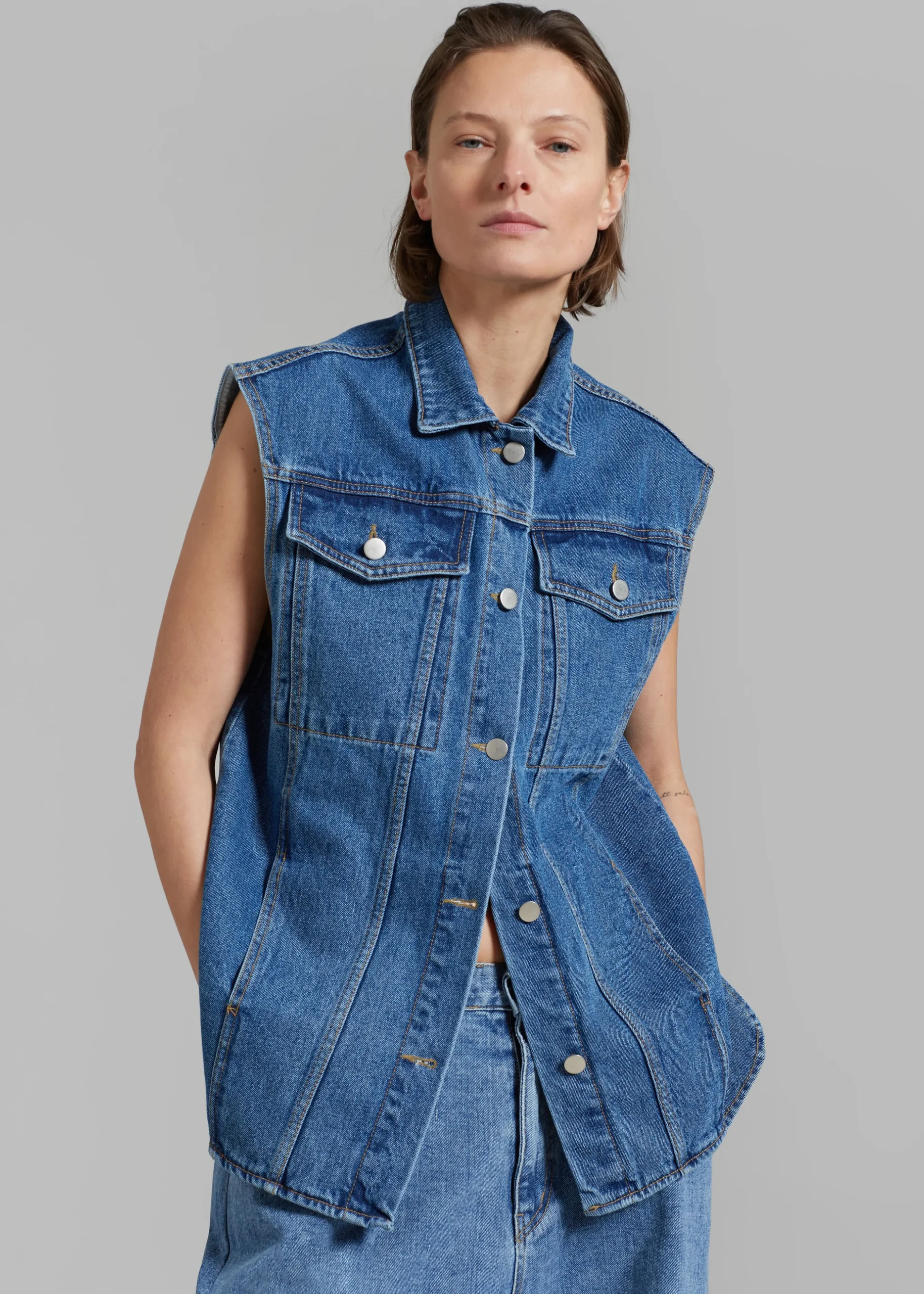 Reno Denim Vest