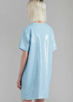 Riley Sequins Tee Mini Dress