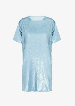 Riley Sequins Tee Mini Dress