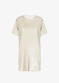 Riley Sequins Tee Mini Dress