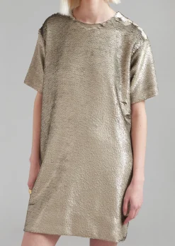 Riley Sequins Tee Mini Dress