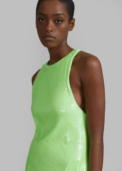 Rotate Sequins Mini High Neck Dress