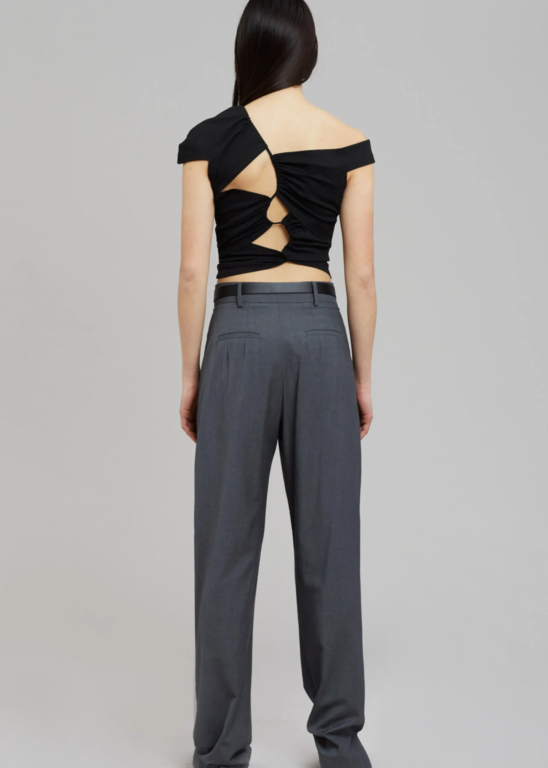 Sid Neigum Asymmetrical Cutout Tension Blouse