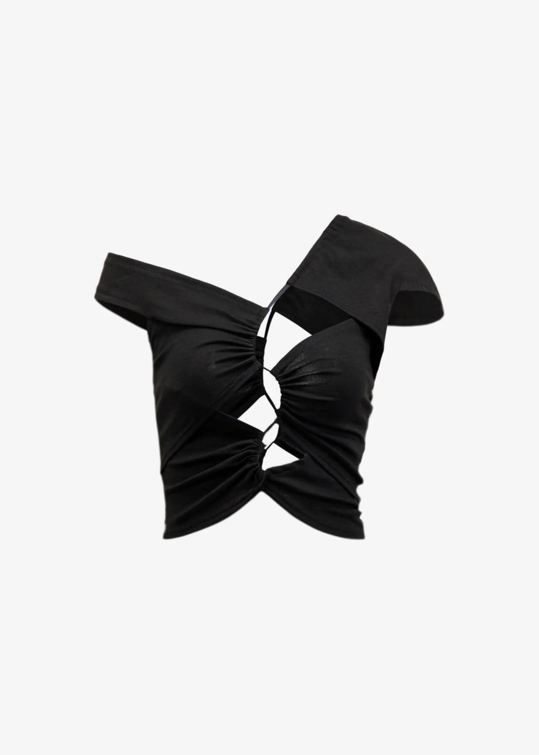 Sid Neigum Asymmetrical Cutout Tension Blouse