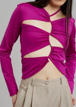 Sid Neigum Cutout Tension Blouse