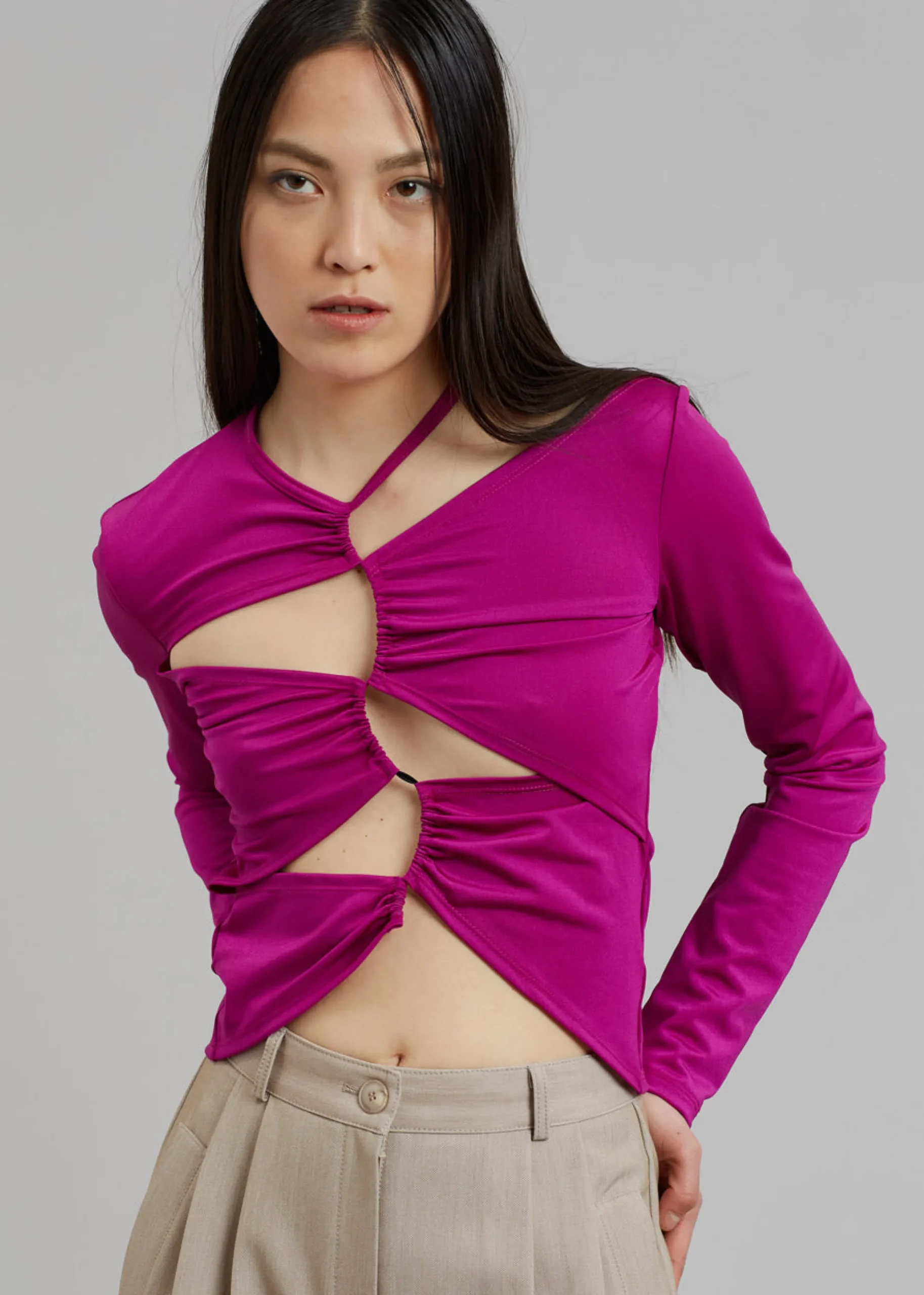 Sid Neigum Cutout Tension Blouse