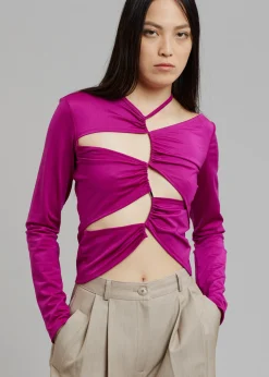 Sid Neigum Cutout Tension Blouse